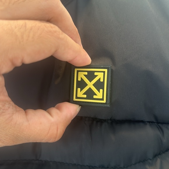 Off-White Black and Yellow Puffer (100% Authentic) Extremely Rare Size M(Slim L) - Picture 7 of 13